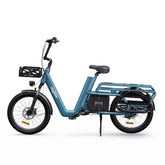 Electric Bike ONESPORT OT01 - 650W Motor 48V27AH Battery 20 Inch Wheels Hydraulic Disc Brakes - Blue